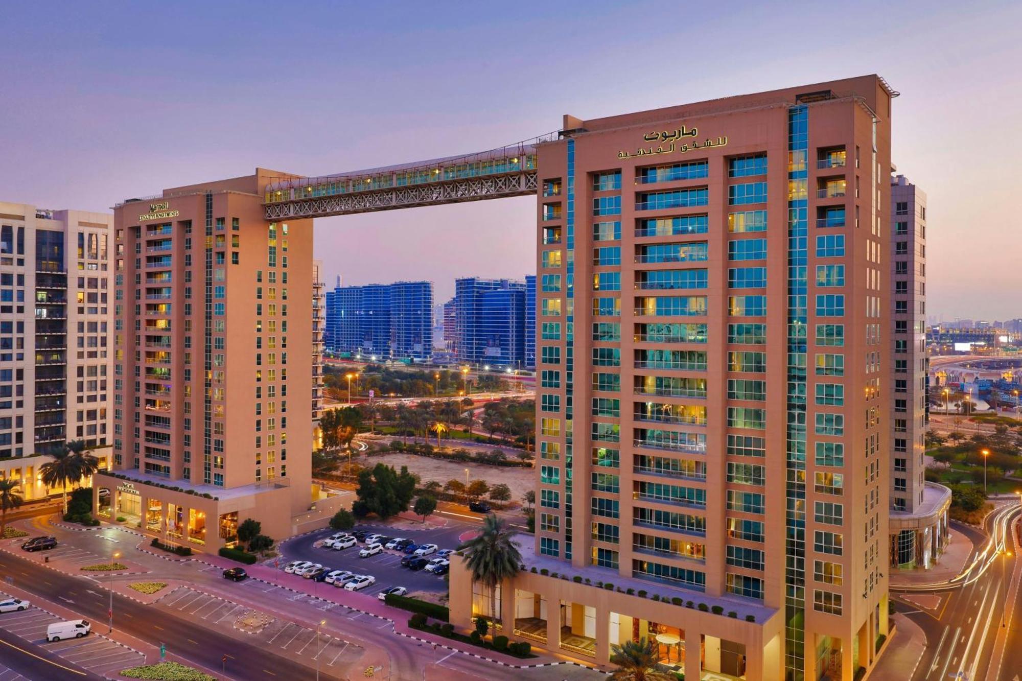 Marriott Executive Apartments Dubai Creek Exterior foto