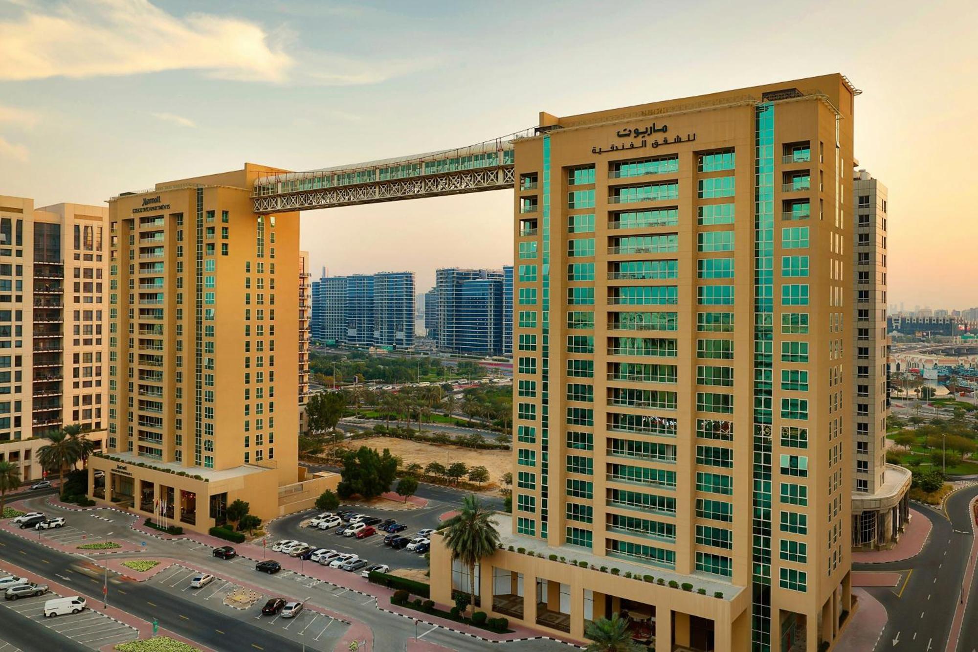 Marriott Executive Apartments Dubai Creek Exterior foto